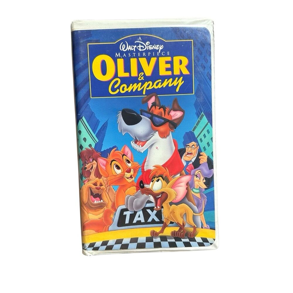 Disney’s Oliver & Company VHS Tape 80s Family Movie